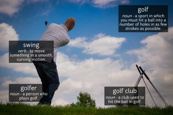 golf vocabulary