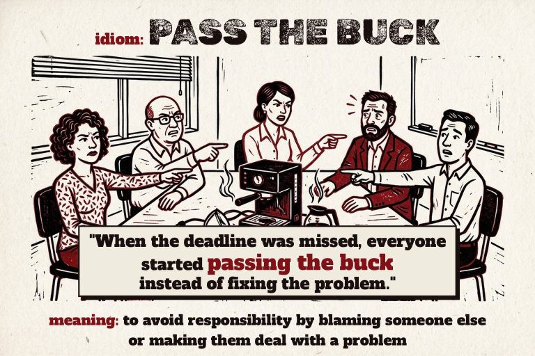 Idiom – Pass The Buck