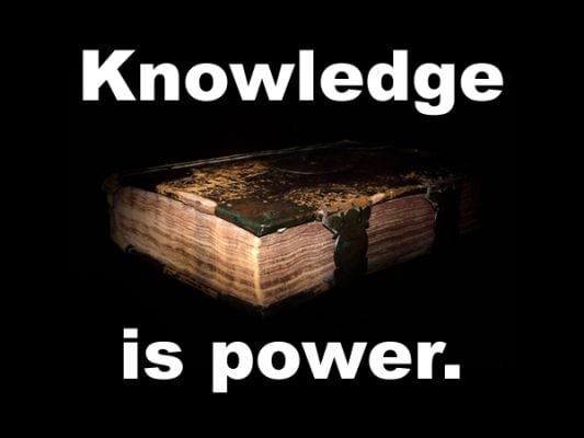knowledge is power
