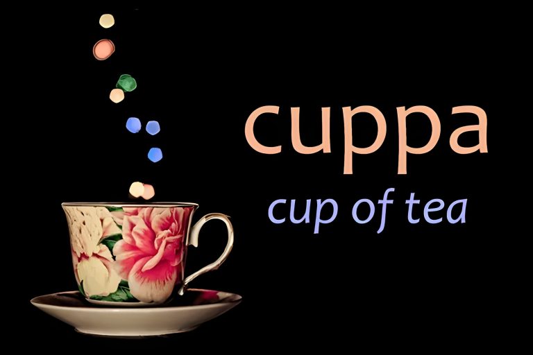 British slang: cuppa